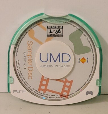 PSP Sampler disk vol. 1 RP-T, not for sale 