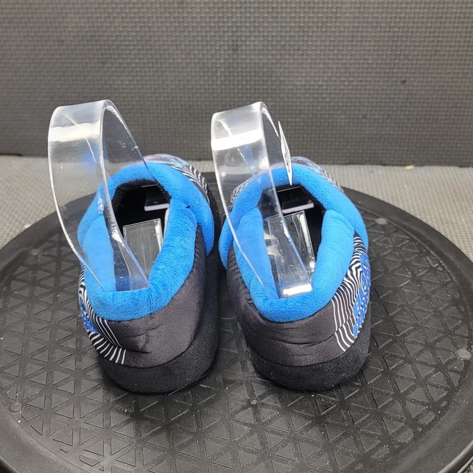 Marvel Black Panther Slippers Toddler Sz 7 Black Blue Slip Ons - Image 4 of 4