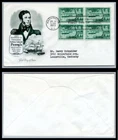 US FDC # 1021 5c Matthew Perry, Japan  Artmaster block Addressed 1953, 9p7205