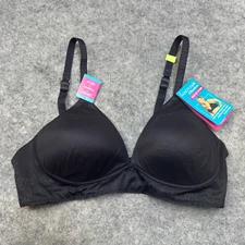 Vanity Fair Bra 40B Black Effortless Go To Memory Foam 77164 Wireless NEW $50