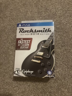 Rocksmith 2014 Edition (Sony PlayStation 4, 2014) PS4 With Tone Cable BRAND NEW