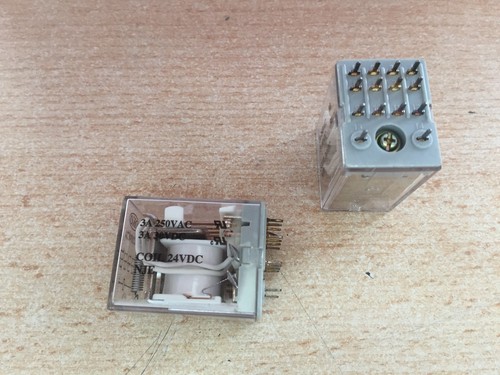 2 x K42DP4C24 RELAIS 4PCO Kontakt Nennstrom 3A Spulenspannung 24Vdc 650R Z2511 - Bild 3 von 4