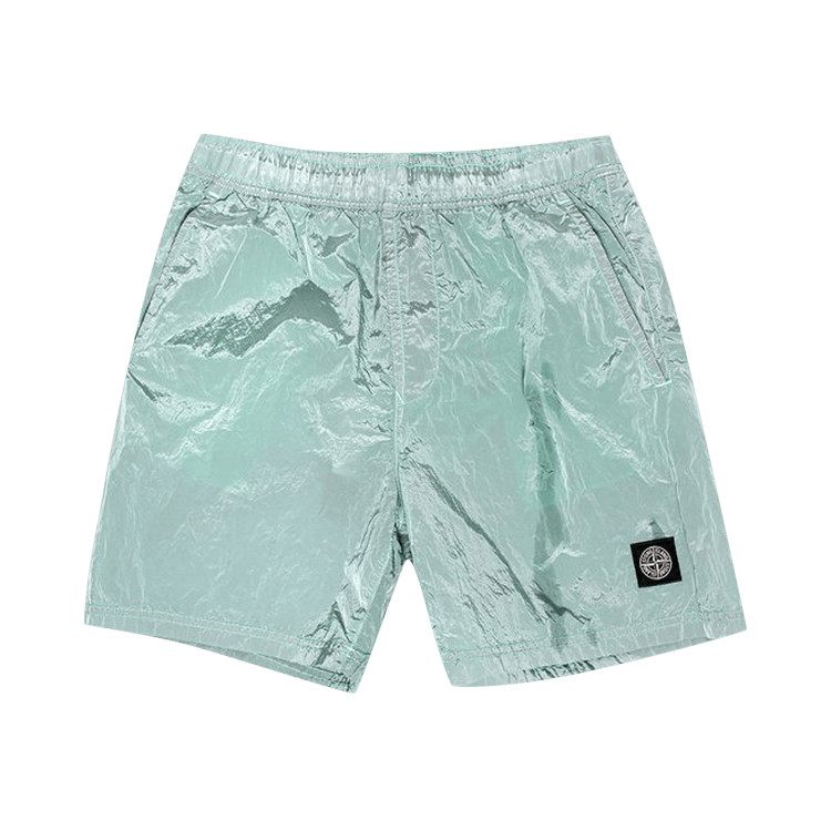 Плавательные шорты с нашивкой с логотипом Stone Island цвета морской волны 101290₽