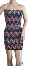 Sequin Strapless Dress