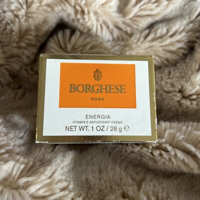 Borghese Energia Vitamin E Antioxidant Creme 1oz Nib Ships Free