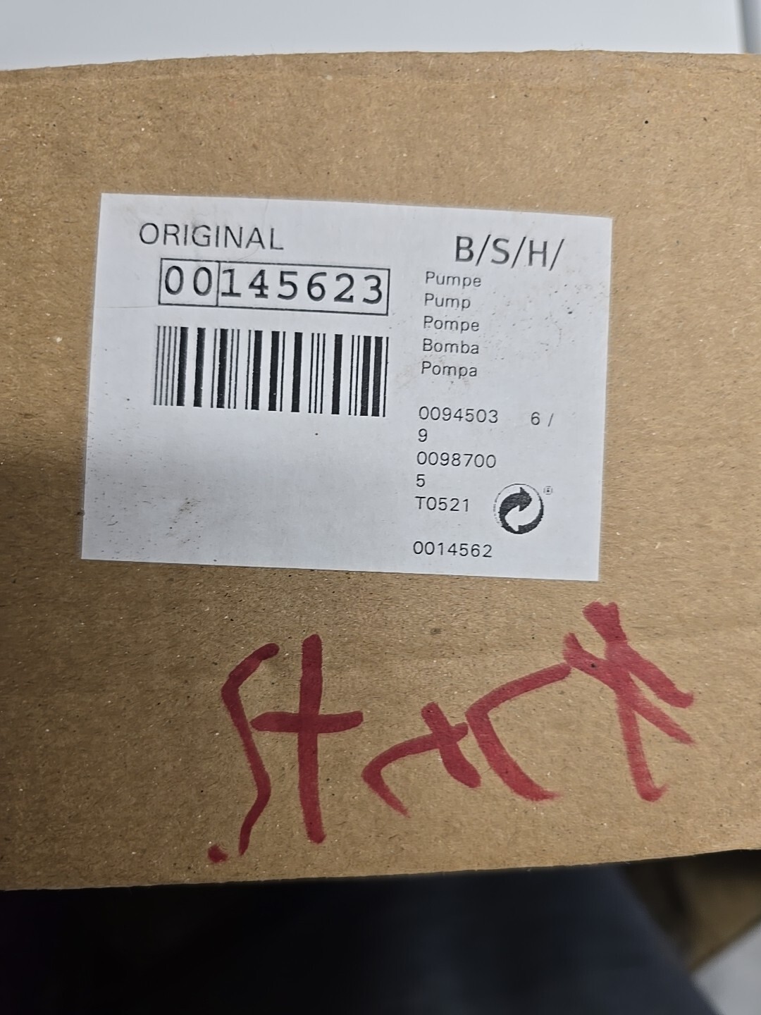 Bomba de drenaje para secadora Bosch original OEM 00145623 2