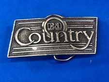 ELEKTRA ASYLUM Country Music Record Label Radio Gift Belt Buckle