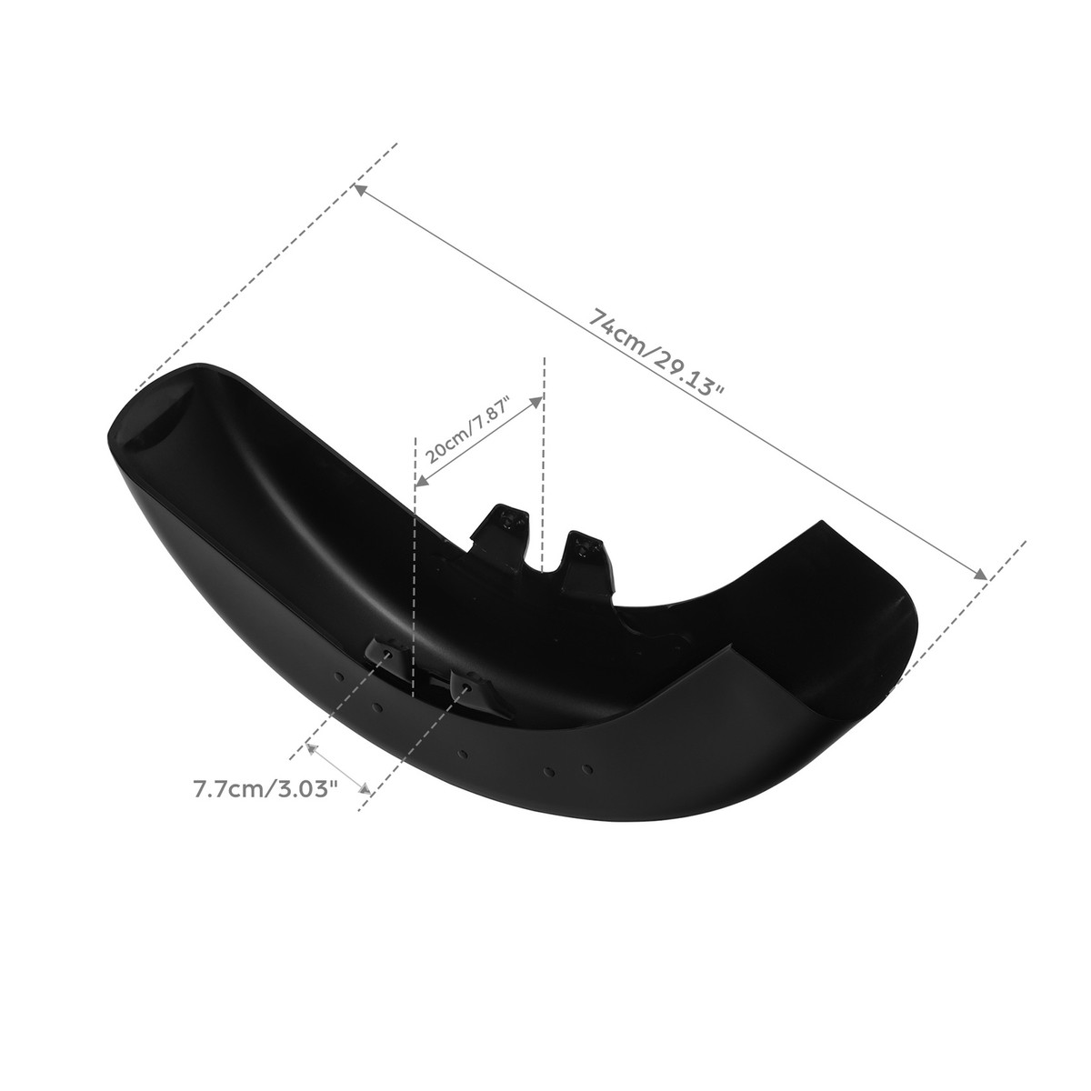 Frontfender Für Harley Touring – Unlackiert Schwarz, Aus Eisen, Passt Für Electra Glide, Road King Uvm. (1989–2013)