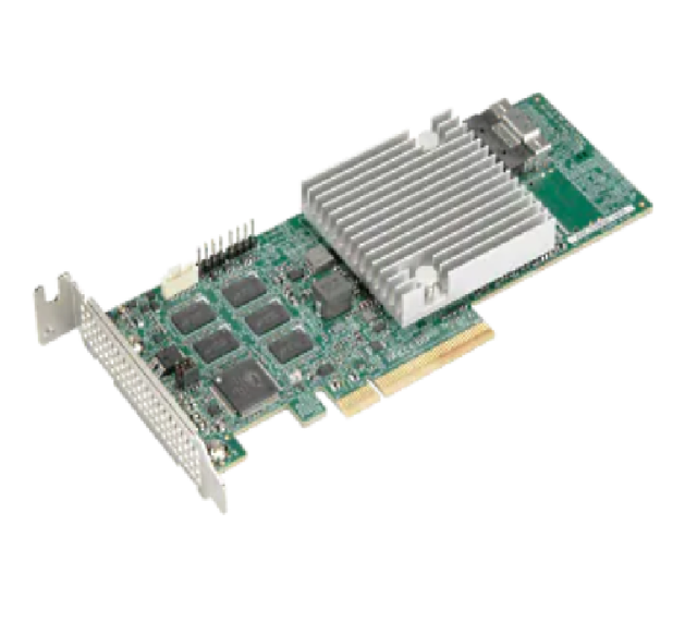Contrôleur RAID SuperMicro AOC-S3108L-H8iR 2GB LP PCIe-x8 SAS 8 Ports
