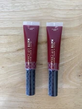 Bath & Body Works Classic Red Matte Lip Cream x2 .44 oz