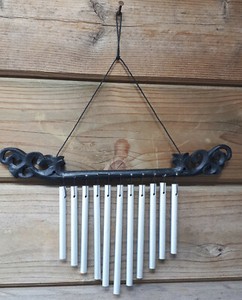 30cm windspiel klangspiel alu klangrohren klangstabe windharfe haus garten deko ebay