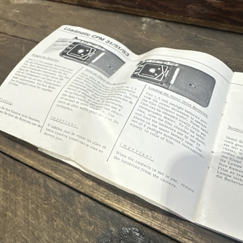HANIMEX Loadmatic CPM Instruction Booklet Japanese Origin - Foto 4 di 8