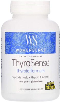 Natural Factors WomenSense ThyroSense 120 Vegetarian Capsules