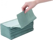 2400 Sheets Sapphire Green C-Fold Paper Hand Towels C Fold For School Dispenser