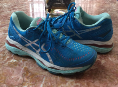Asics Gel-Kayano 23 T696N Men 9 Running Shoes Blue Mesh Low Top Athletic Sneaker ASICS Shoes GEL-KAYANO 23 Womens Size 8.5 Blue Running  main image 3