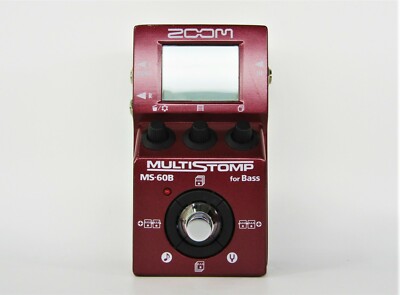 Zoom MS-60B Multi-Stomp Effects Pedal for Bass Guitar with