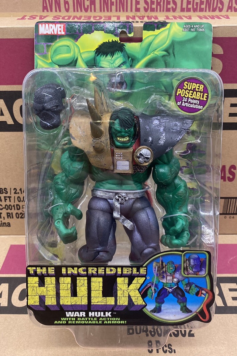 Figurine SMART HULK Classics - Incredible Hulk 6 Pouces - Toy Biz 2004 - Neuve Sous Blister