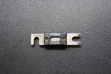 1 PACK 300 AMP ANL FUSE FUSES NICKEL PLATED INLINE WAFER CAR AUDIO STEREO ANL300