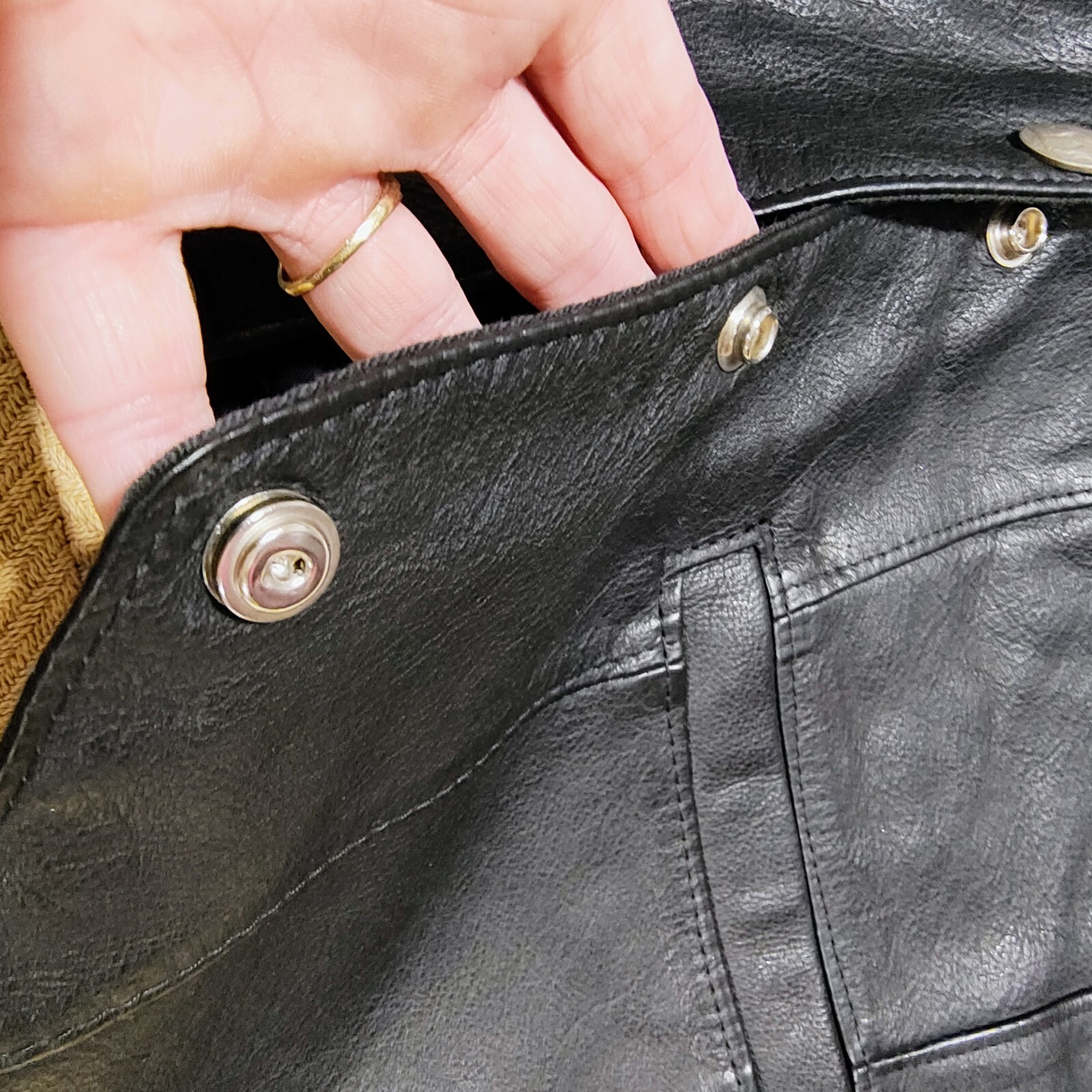 Protech Performance Leather Vest USA Made Buffalo… - image 9