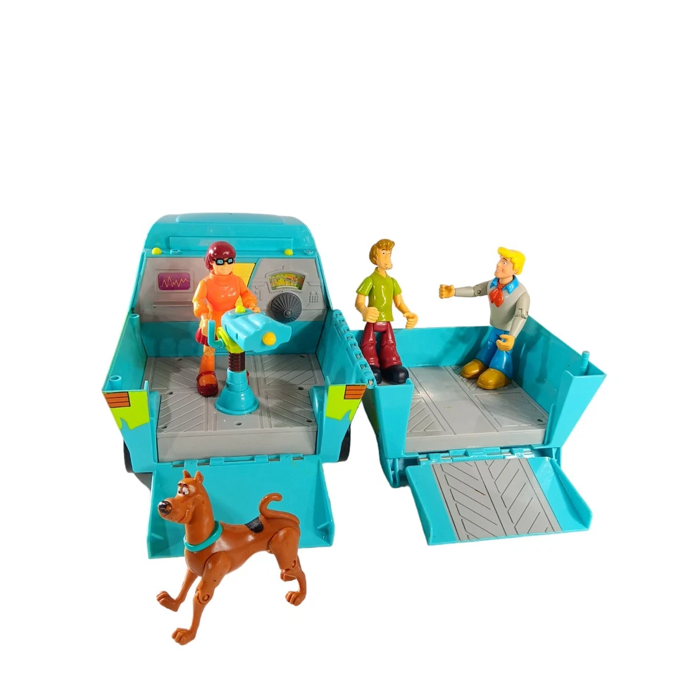 Scooby-Doo The Mystery Machine 2007 furgoneta con 4 figuras Thinkway Toys Foto 2 de 4