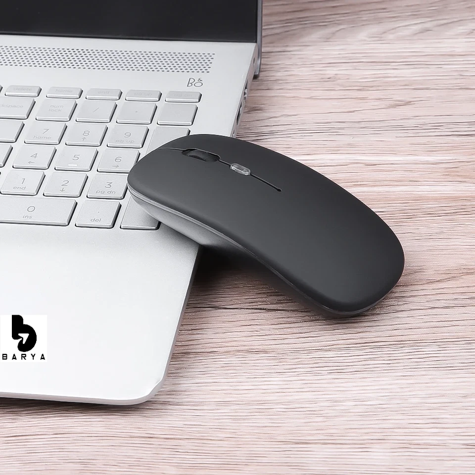 PC funk Maus Kabellos USB Wireless Maus PS5 Computer Notebook Funkmaus Aufladbar - Bild 2 von 4