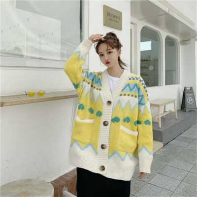 Ladies Sweaters Cute Girl Jumpers Women Girl Knitted Sweater