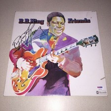 RILEY B.B. KING signed autographed FRIENDS ALBUM LP BLUES BOY PSA/DNA LOA Z02741
