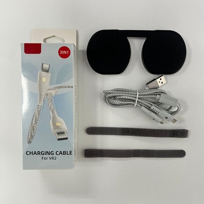 1 x Charging Cable+1 X Silicone Protective Sleeve Cover For PS5 VR2 glasses p