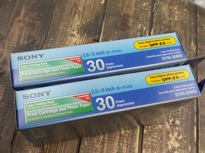SONY SVM-30MS Lサイズ　10箱　新品 SONY SVM-30MS Color Print Pack Cartridge Complete Kit Lot Photo