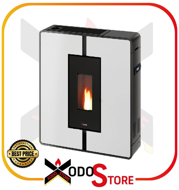 Estufas de Pellet Slim Estrecha Pasillo CADEL TILE PLUS 10 - Mail
