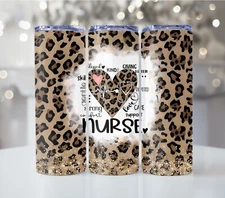 20oz Nurse Sublimation Tumbler