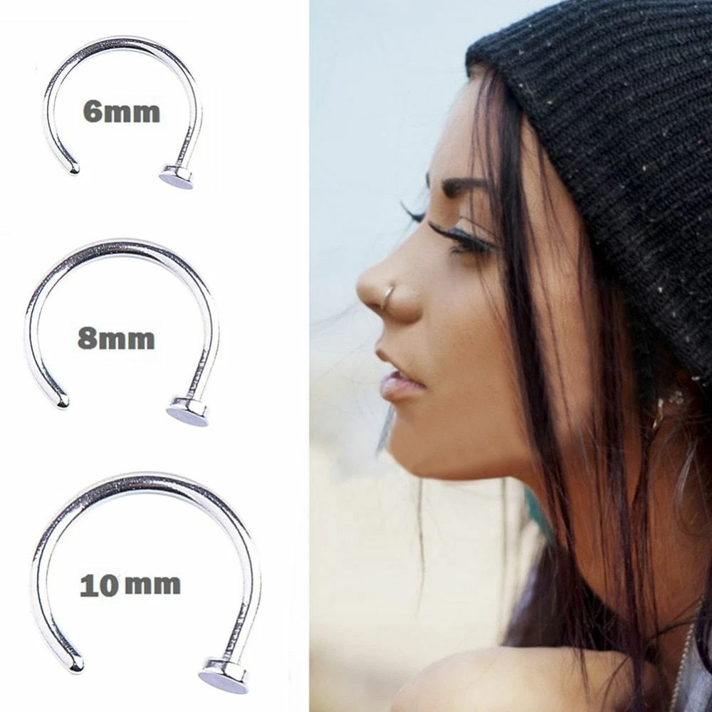 Stainless Steel Jewelry Nose Piercing | Stainless Steel Nose Ring Piercing  - Nose - Aliexpress