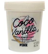 VICTORIAS SECRET PINK COCO VANILLA WHIPPED BODY SCRUB EXFOLIANT 8.2 oz New