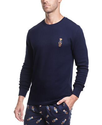 POLO RALPHLAUREN ワッフル ポロベア Polo Ralph Lauren Men's Navy/Red Stripe Basketball Bear Waffle