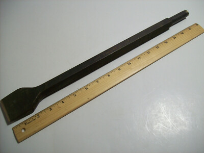 AMPCO CS-24-ST 2'' CHISEL, Pneumatic Scaling Non-Sparking, Non-Magnetic 24'' Long