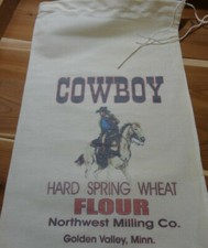 RL-30 COWBOY Flour Bag Sack Feed Seed  Novelty Collectible