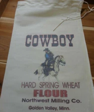 RL-30 COWBOY Flour Bag Sack Feed Seed  Novelty Collectible