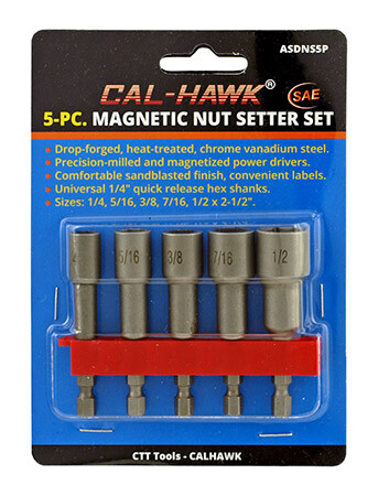 Cal Hawk Tools Winkelschraubendreher-Set – 3-teilig, Aus Karbonstahl, Für Enge Stellen