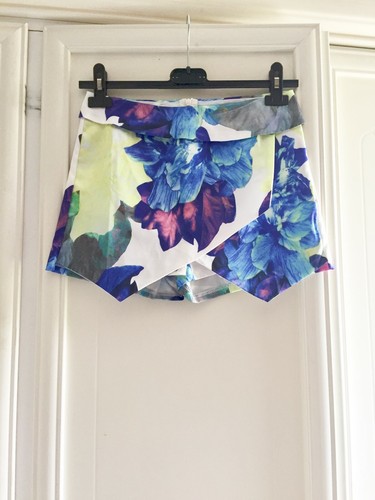 Gonna pantalone skorts fiori fantasia Taglia S | eBay