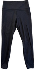 Women's Yoga Pants Black size small compression pull on flattering gym workout