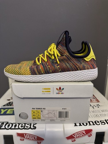 Size 8 - adidas Pharrell x Tennis Hu Multi-Color - Picture 1 of 6