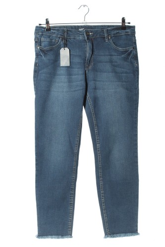 Jeans Clockhouse Femme Coupe Droite - Taille EU 42 Bleu Délavé - Occasion Très Bon état