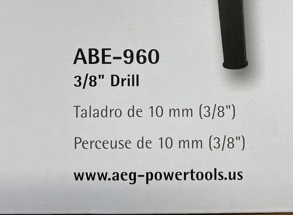 AEG TALADRO 3/8" - ABE-960 - #284 Foto 2 de 4