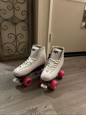 Vintage Sure Grip Women Size 9 Roller Skates Pink Wheels  Impala Gear Pack s 