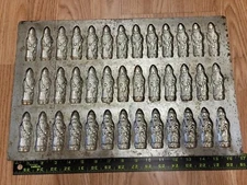 WALTER Antique Chocolate Mold 39 pc. Santa Claus Saint Nick Vintage Christmas 