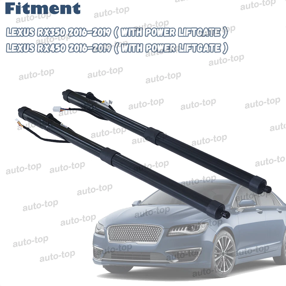 OEM 2 Rear Left Right For 16-19 Lexus RX350 RX450h Tailgate Power Support Struts - Image 2 of 4