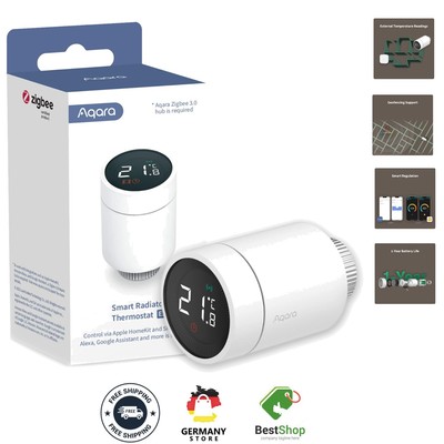 Smart Heizkörperthermostat E1 von Aqara - Kompatibilität mit HomeKit & Alexa