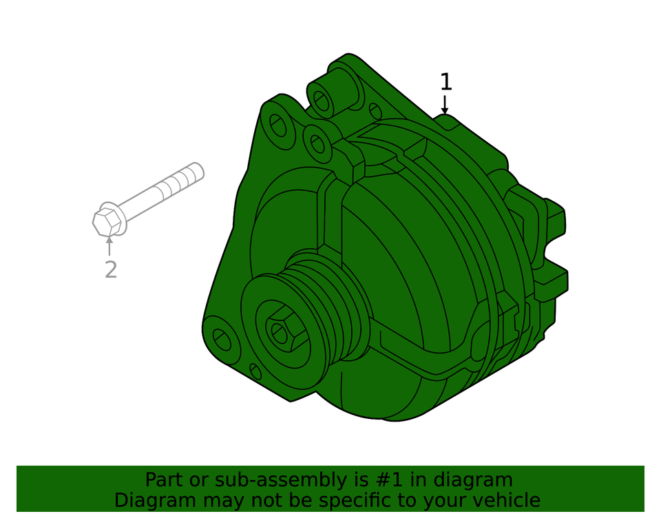 Genuine Volkswagen Alternator 05E903027A eBay