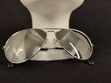 Sonnenbrille Partybrille Silber unisex Pilot Flieger jung alt UV400 Art020