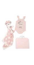 New BAREFOOT DREAMS Baby's Cozychic Ultra Lite Disney Minnie Mouse Set